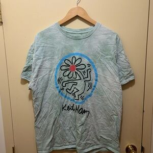 Keith Haring Blue Graphic Tee - Short Sleeve